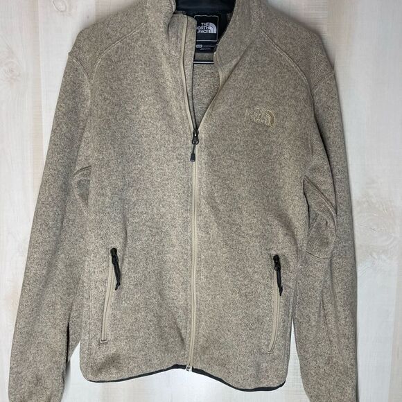 The North Face tan full zip jacket, size medium‎ - Picture 5 of 16